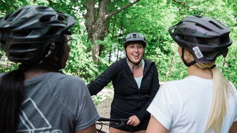Mountain bikers at Blue Mountain Resort