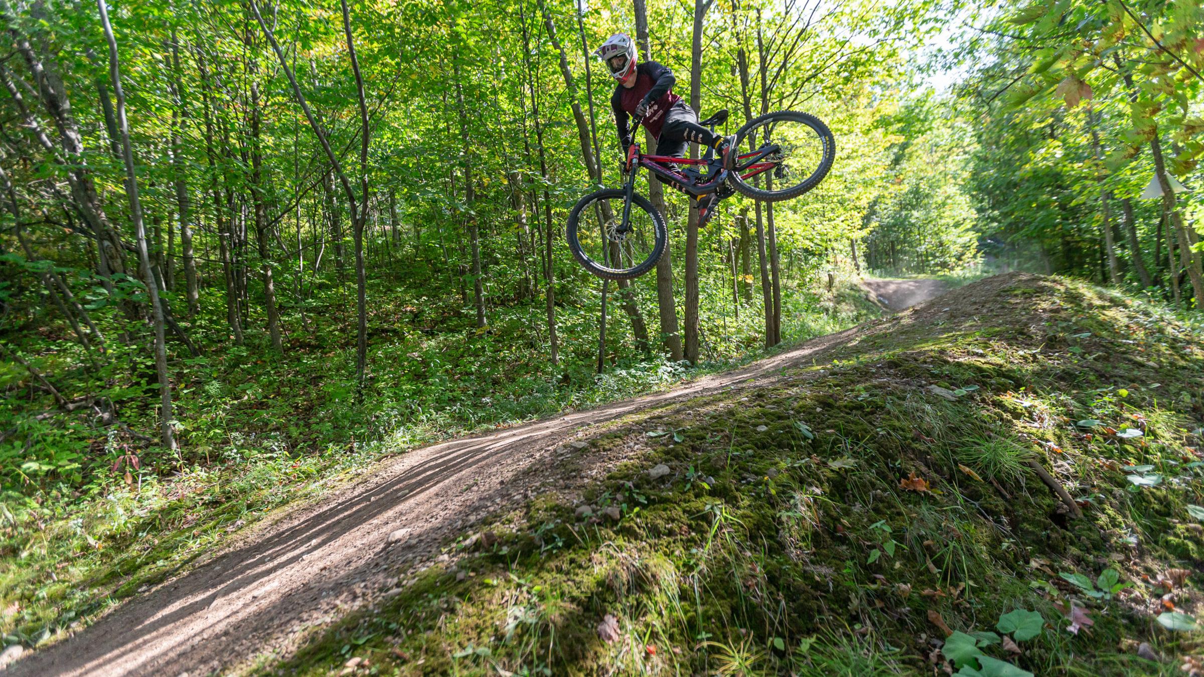 Mountain Biking At Blue Mountain Resort In Ontario