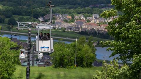 Open-Air Gondola in summer
