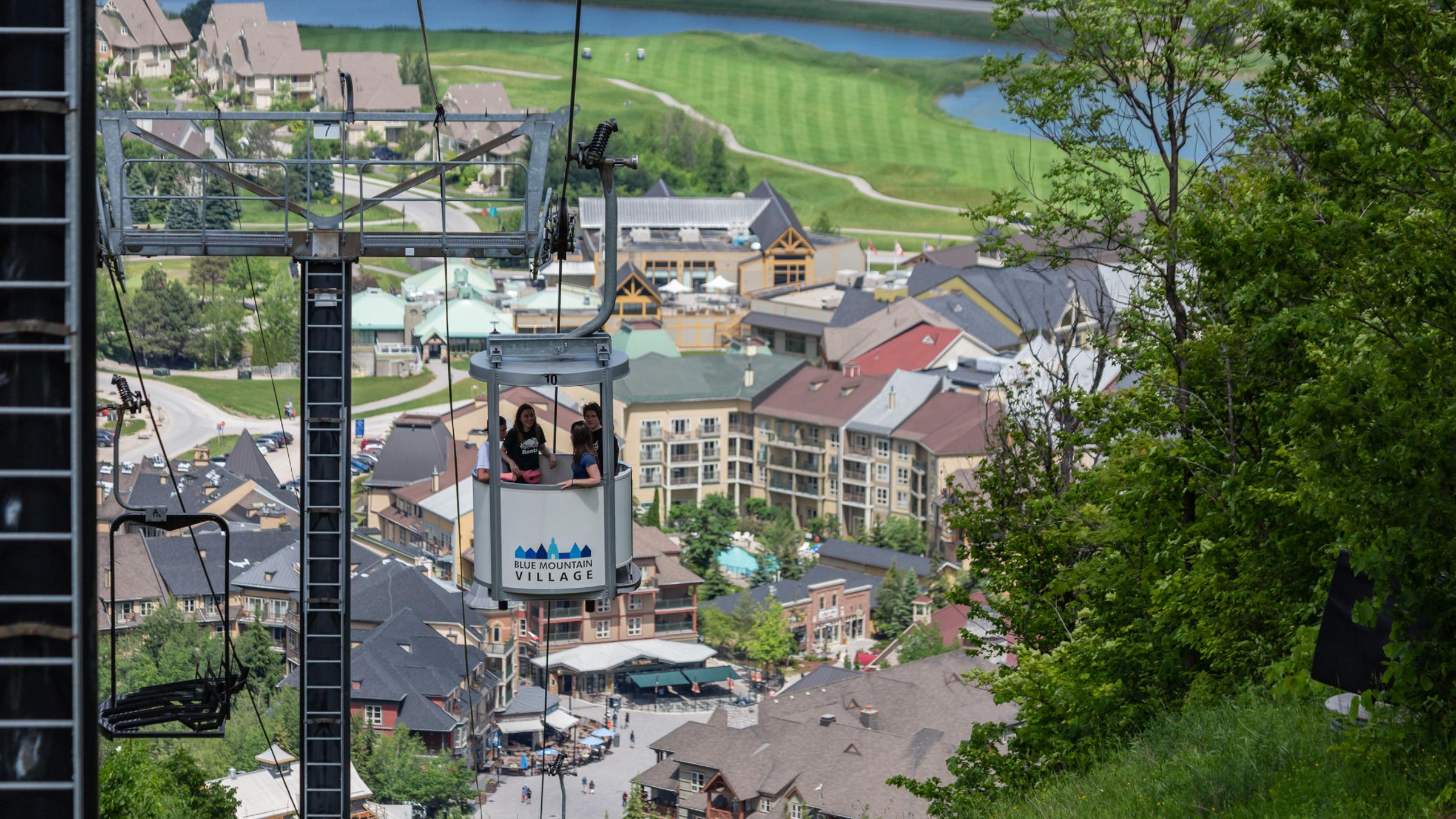 Open-Air Gondola in summer