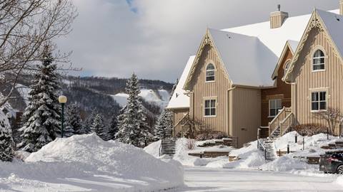 Resort Homes exterior in winter