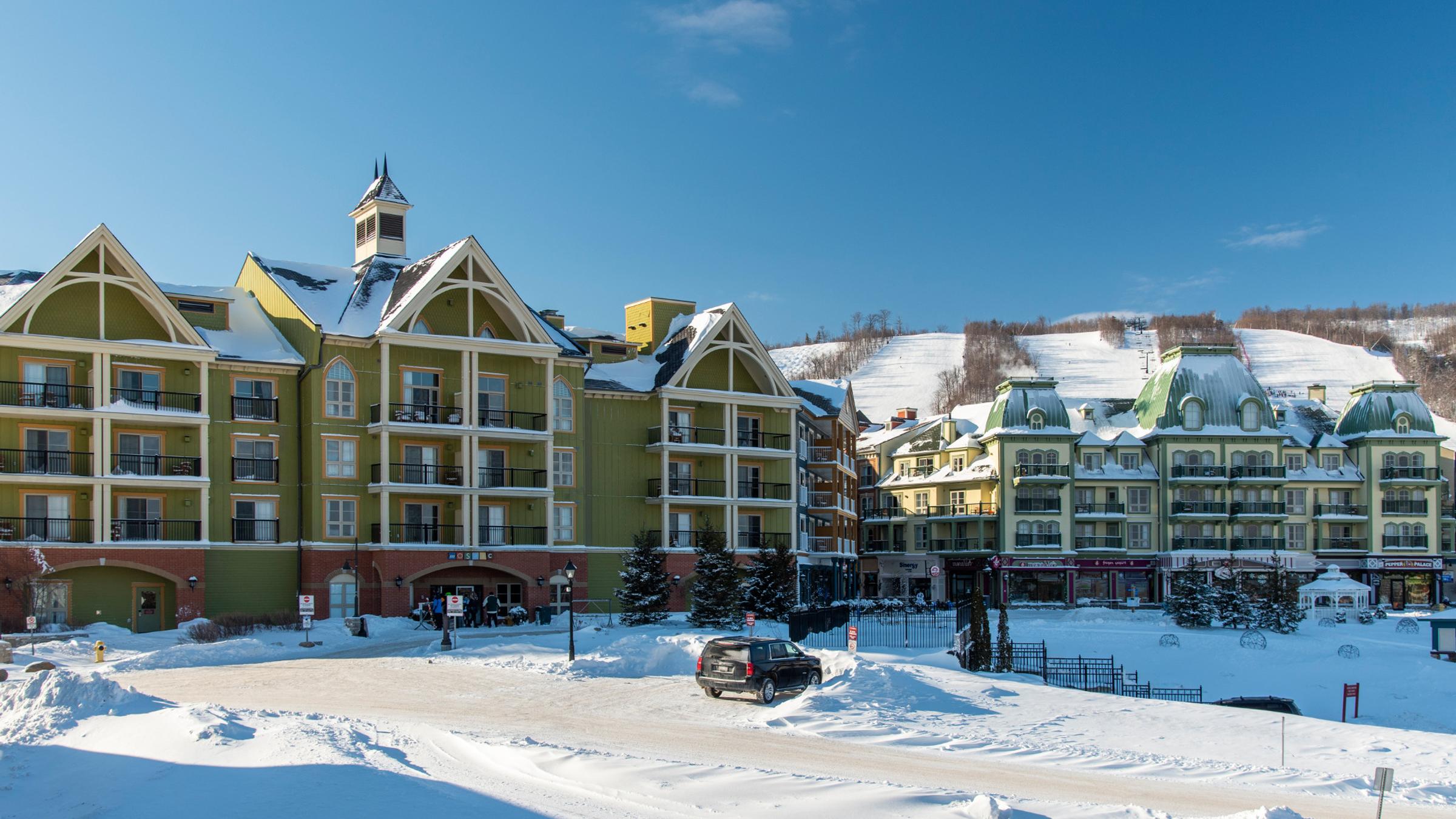Mosaic Boutique Suites exterior winter