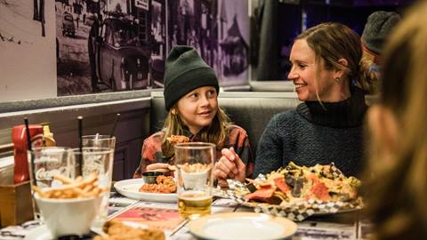 Family Winter Apres and Dinner