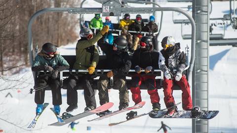 Group Skiing and Snowboarding, Group Skiing and Snowboarding